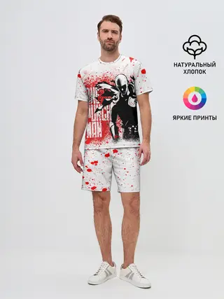 Мужской костюм с шортами / Свирепый Сайтама