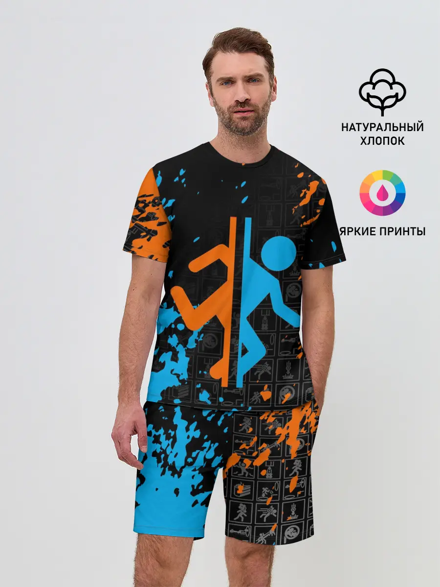 Мужской костюм с шортами / PORTAL 2