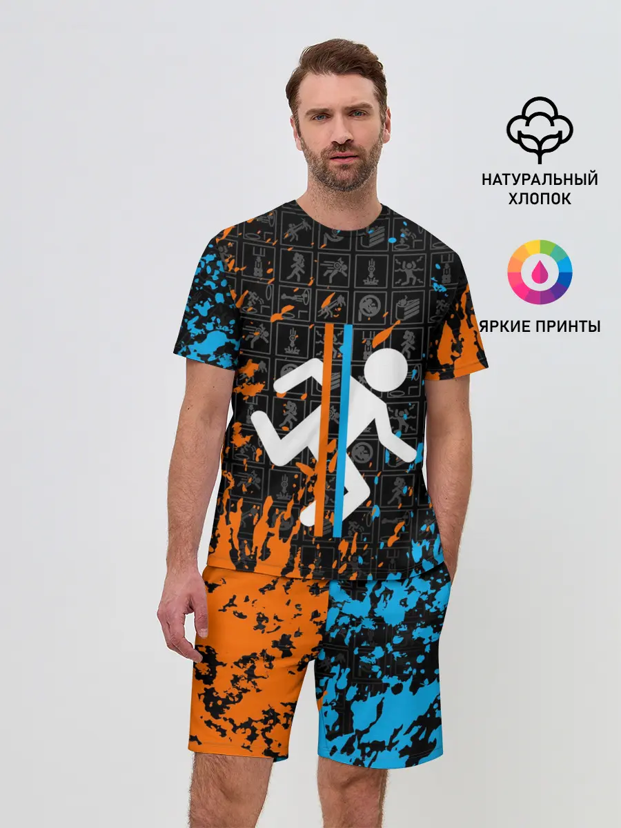 Мужской костюм с шортами / PORTAL 2