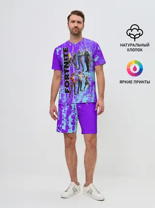 Мужской костюм с шортами / Fortnite