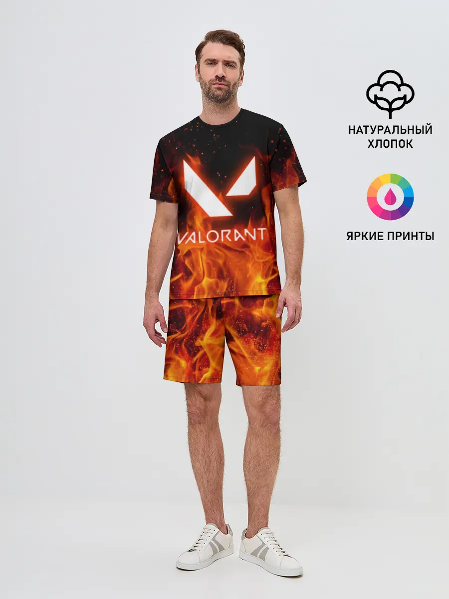 Мужской костюм с шортами / VALORANT