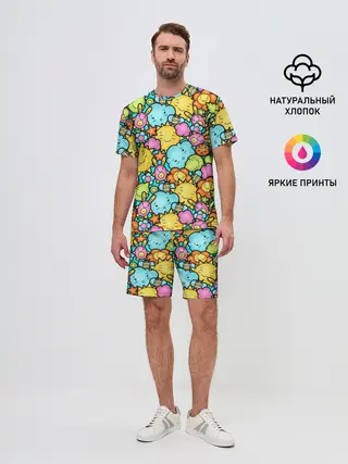 Мужской костюм с шортами / Облачко Солнышко
