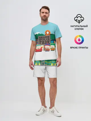 Мужской костюм с шортами / Южный Парк