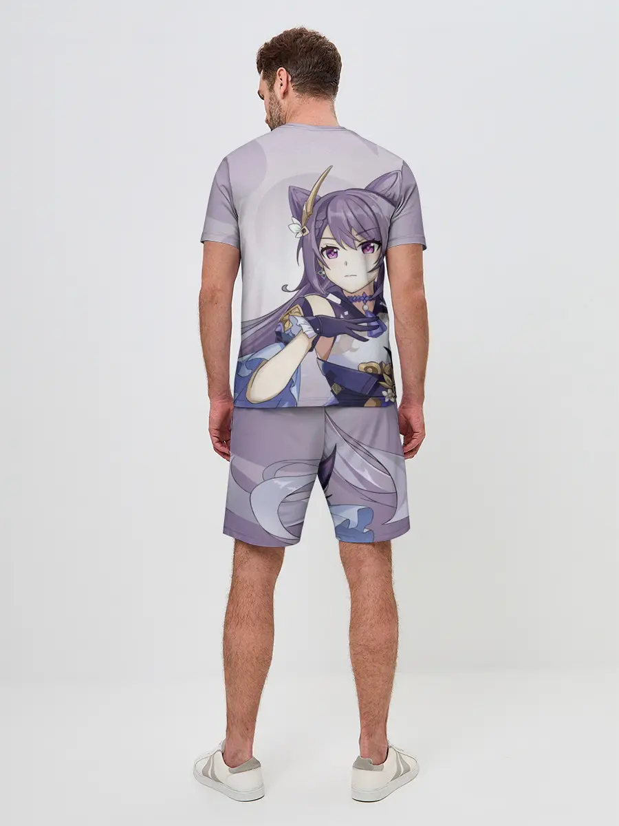 Мужской костюм с шортами / GENSHIN IMPACT, КЭ ЦИН