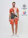 Мужской костюм с шортами / GENSHIN IMPACT, ДИЛЮК