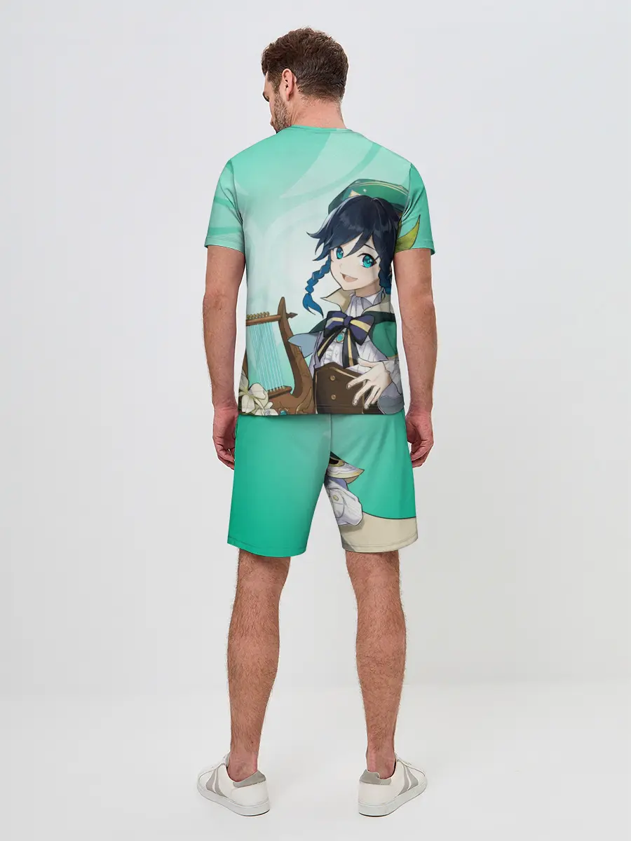 Мужской костюм с шортами / GENSHIN IMPACT, ВЕНТИ