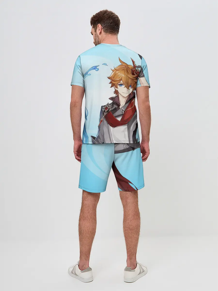 Мужской костюм с шортами / GENSHIN IMPACT, ТАРТАЛЬЯ