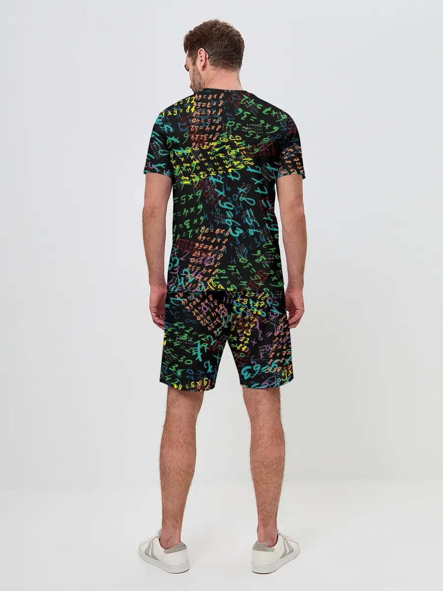 Мужской костюм с шортами / таблица умножения