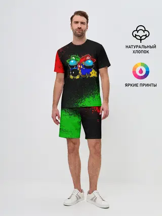 Мужской костюм с шортами / Among Us