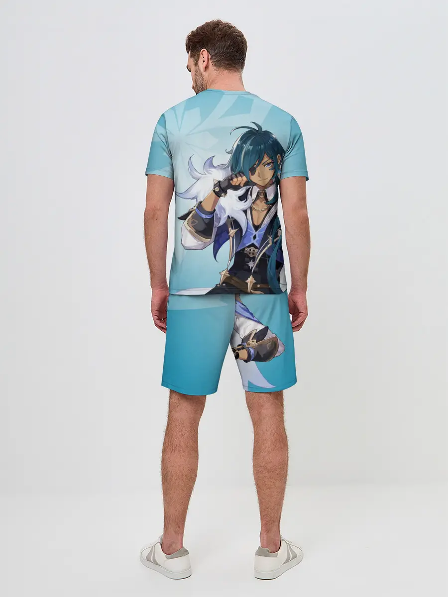 Мужской костюм с шортами / GENSHIN IMPACT, КЭЙА