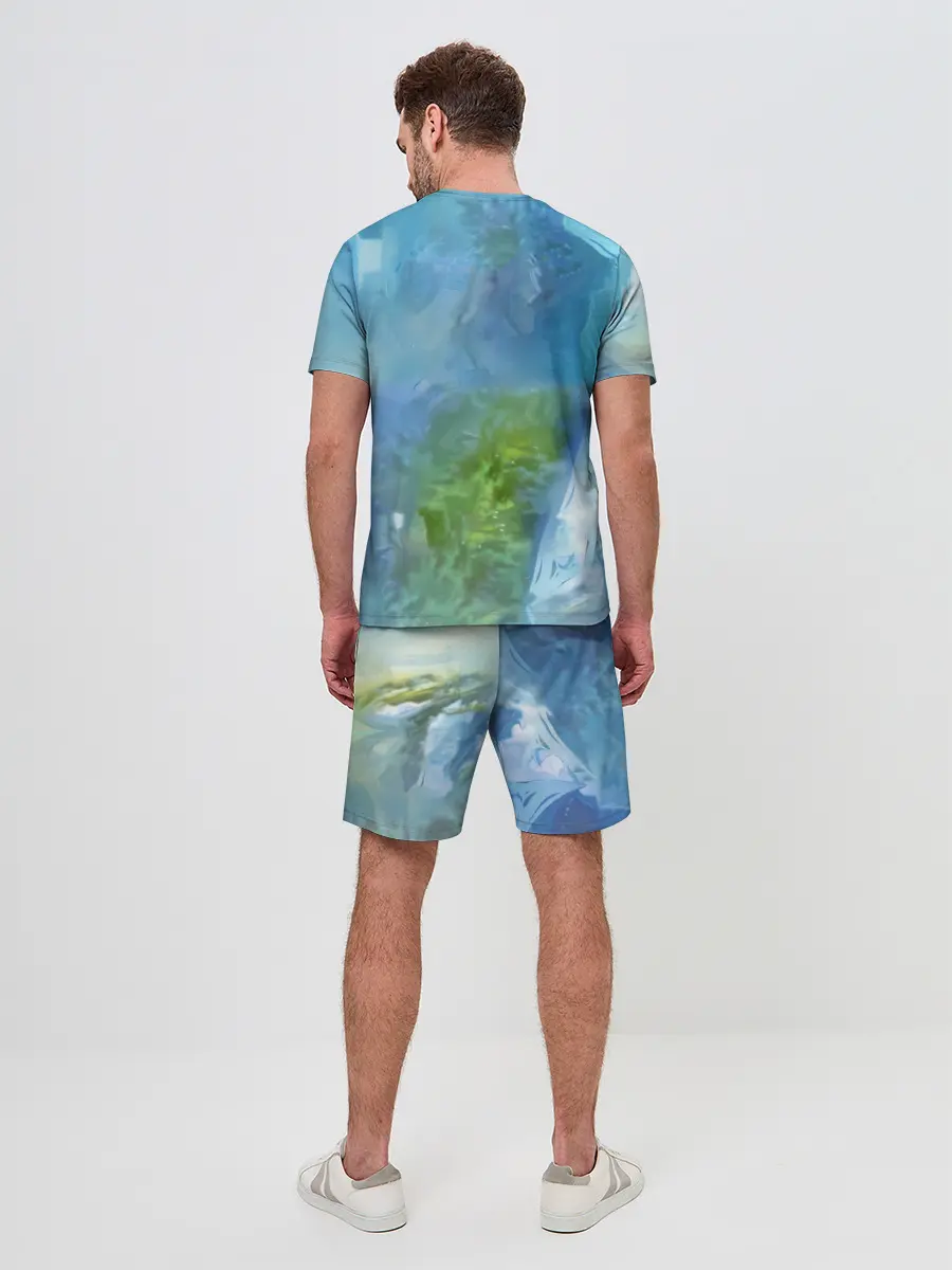 Мужской костюм с шортами / Genshin Impact