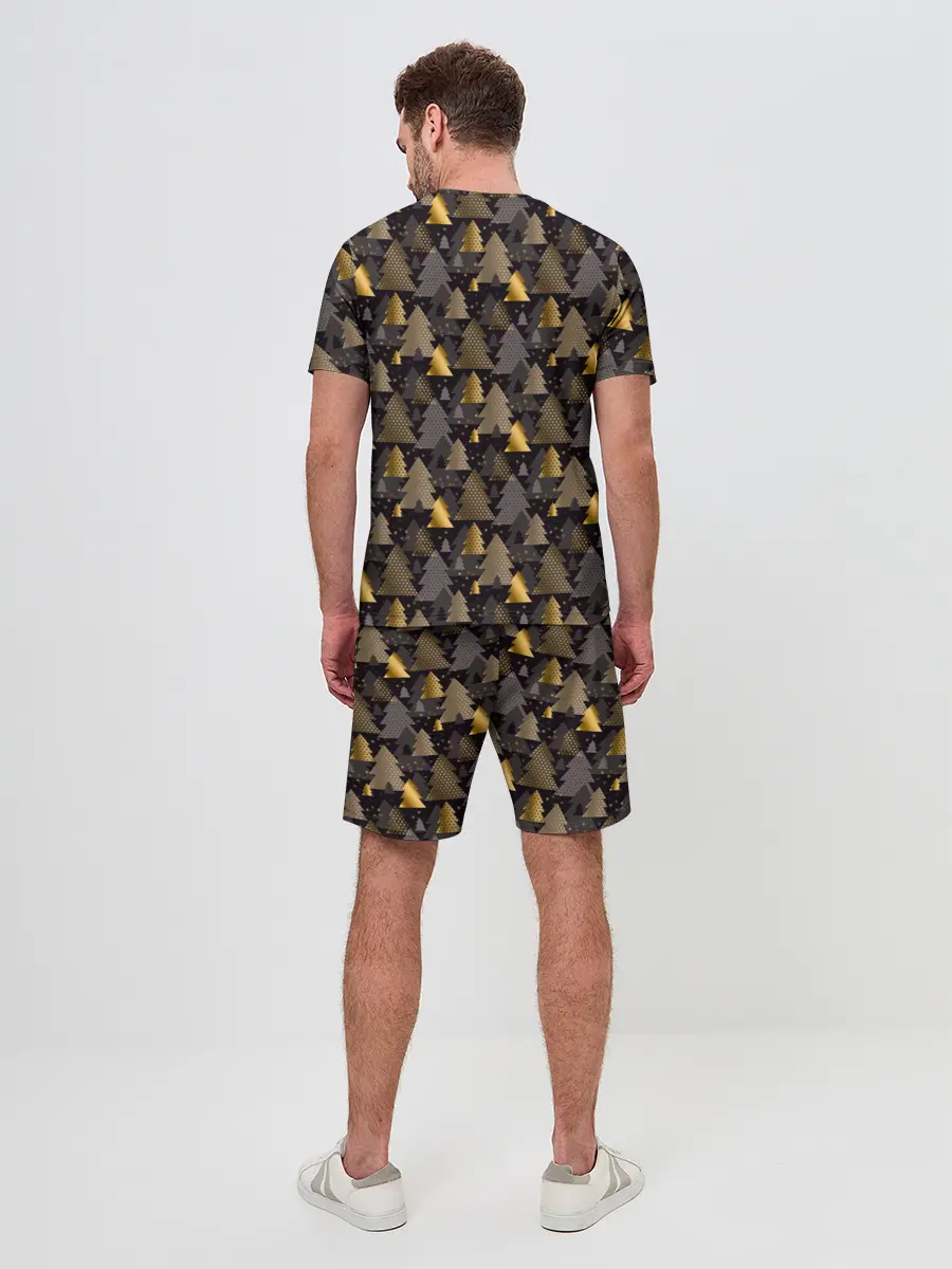 Мужской костюм с шортами / Ёлочки
