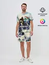 Мужской костюм с шортами / Зимний Майнкрафт