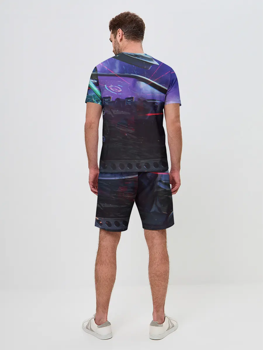 Мужской костюм с шортами / CYBERPUNK 2077 - КИАНУ