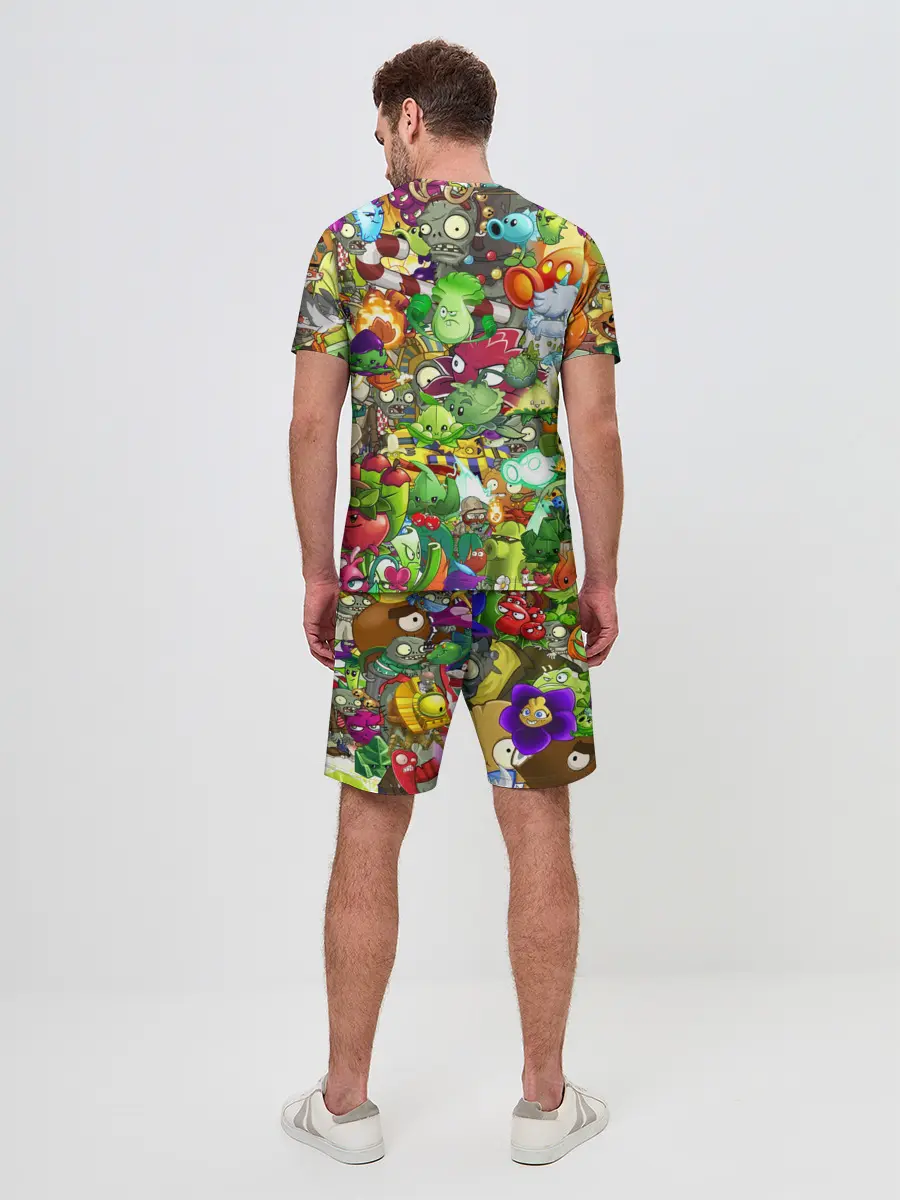 Мужской костюм с шортами / Plants vs Zombies