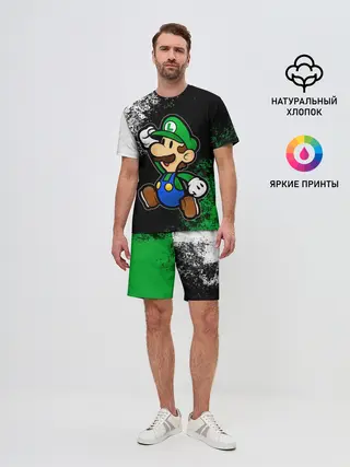 Мужской костюм с шортами / Luigis Mansion