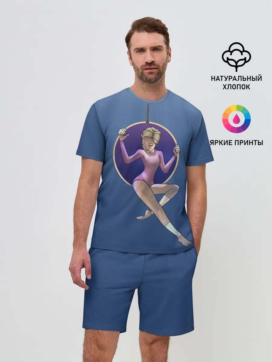 Мужской костюм с шортами / Gymnastics on the rings