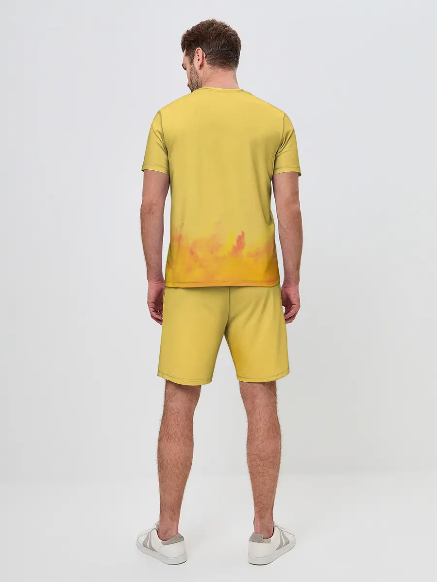 Мужской костюм с шортами / Гимнастика на полотнах