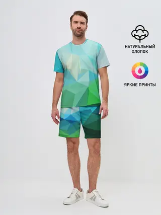 Мужской костюм с шортами / GEOMETRY