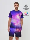 Мужской костюм с шортами / КОСМИЧЕСКИЕ КРАСКИ