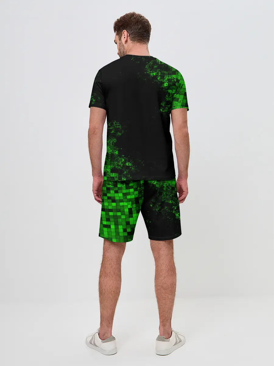 Мужской костюм с шортами / MINECRAFT