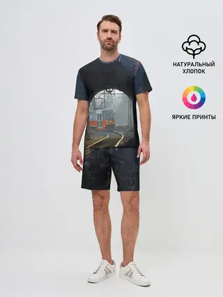 Мужской костюм с шортами / Трамвай