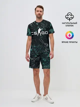 Мужской костюм с шортами / CS GO