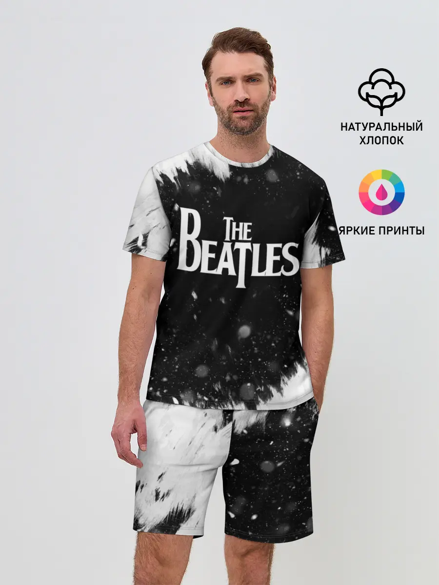 Мужской костюм с шортами / The Beatles BW