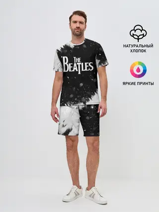 Мужской костюм с шортами / The Beatles BW