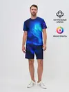 Мужской костюм с шортами / СИНИЙ КОСМОС