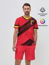 Мужской костюм с шортами / Belgium home EURO 2020