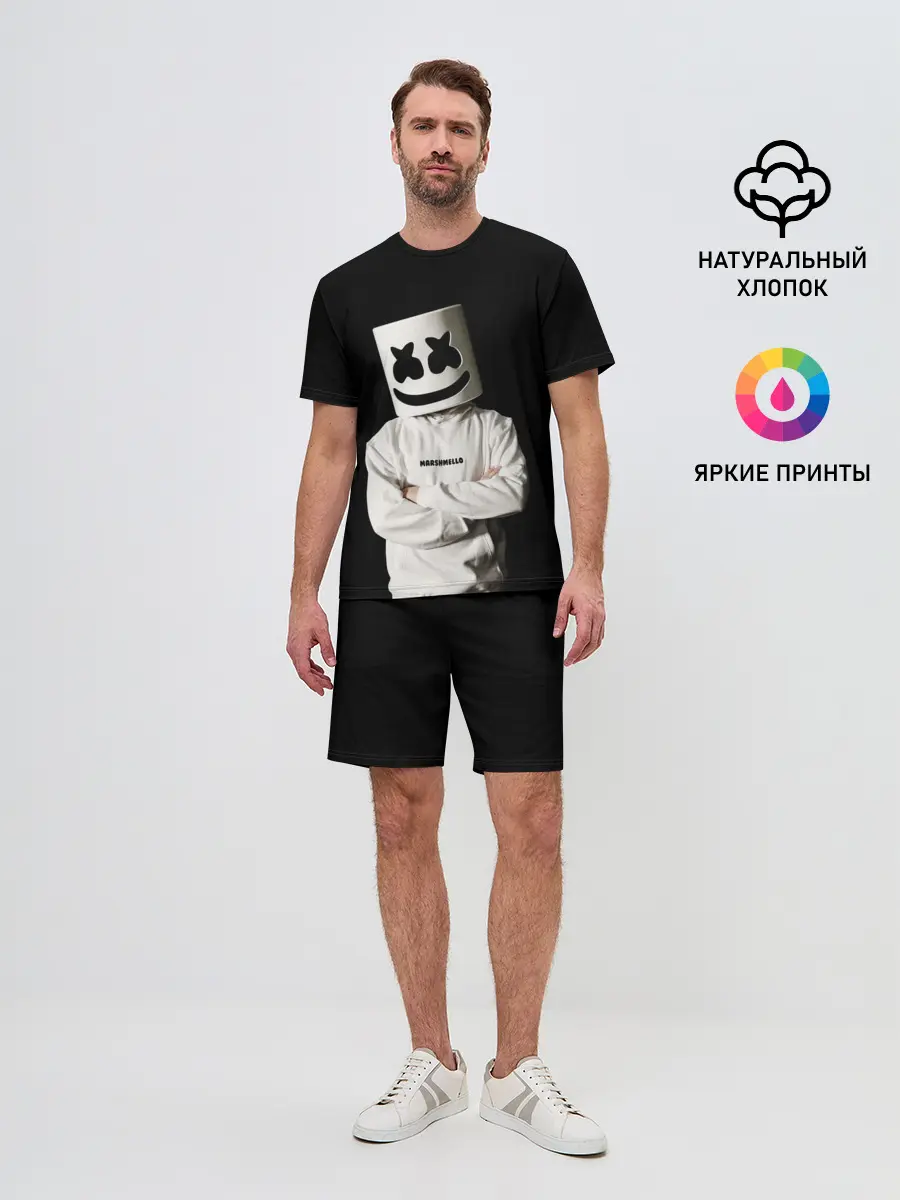 Мужской костюм с шортами / Marshmello