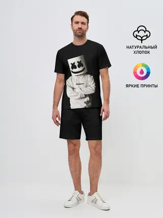 Мужской костюм с шортами / Marshmello
