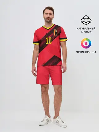 Мужской костюм с шортами / Hazard home EURO 2020