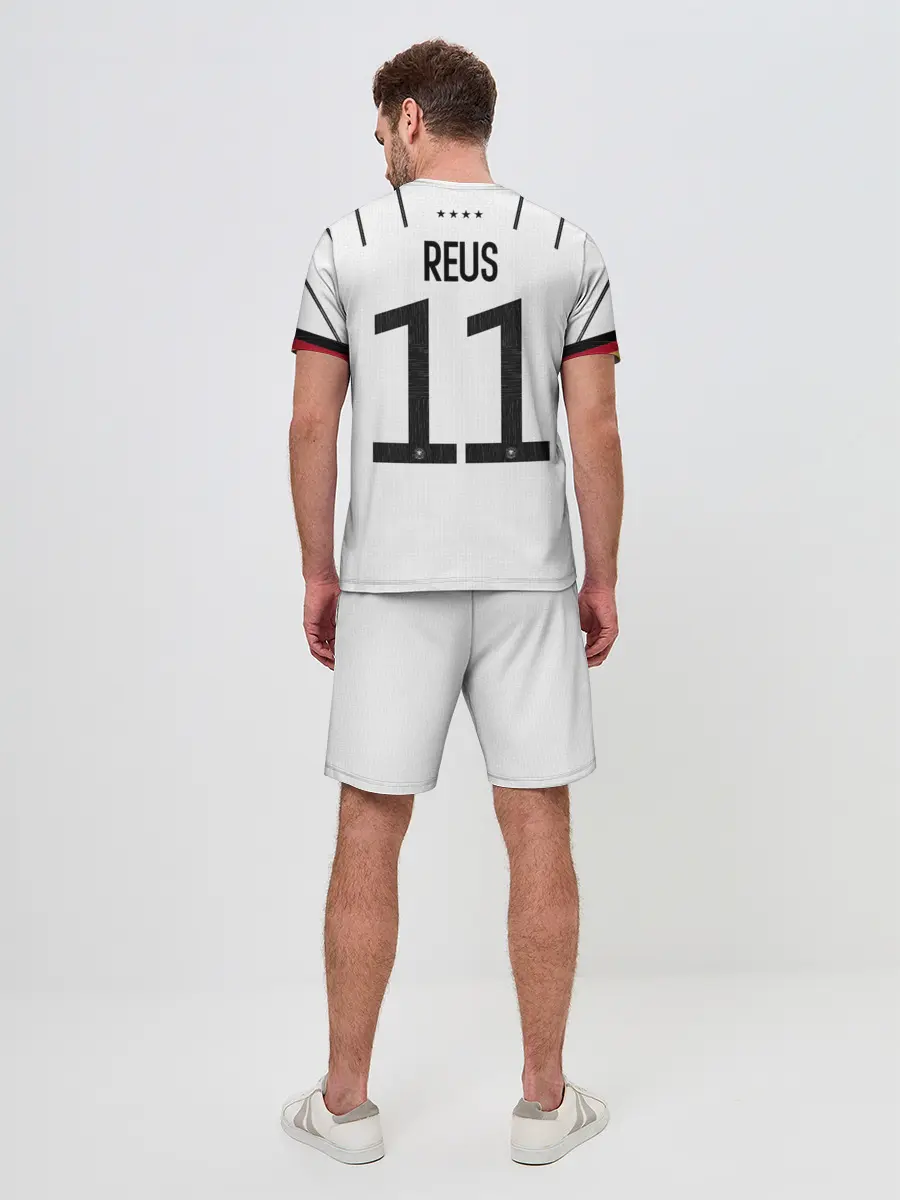 Мужской костюм с шортами / Reus home EURO 2020