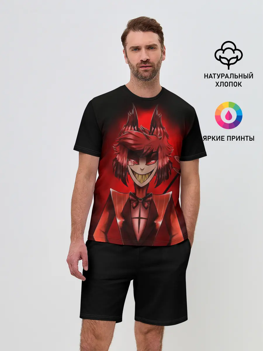 Мужской костюм с шортами / Отель хазбин