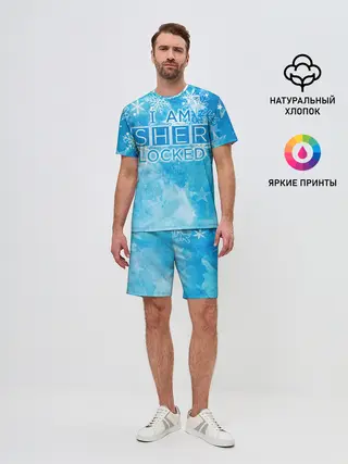 Мужской костюм с шортами / Новогодний Sherlock