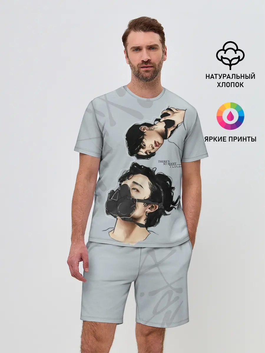 Мужской костюм с шортами / Stray Kids