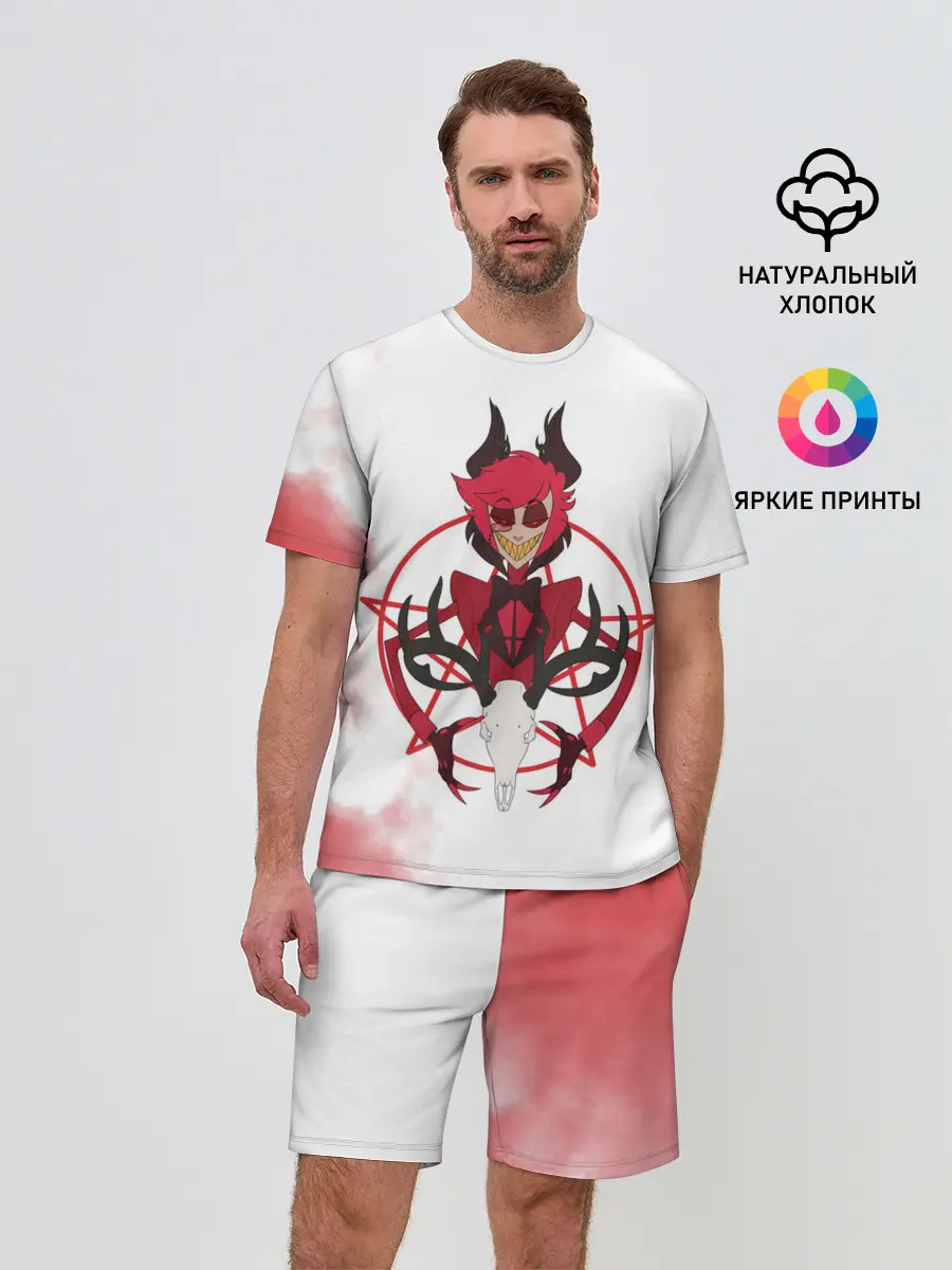 Мужской костюм с шортами / Hazbin Hotel