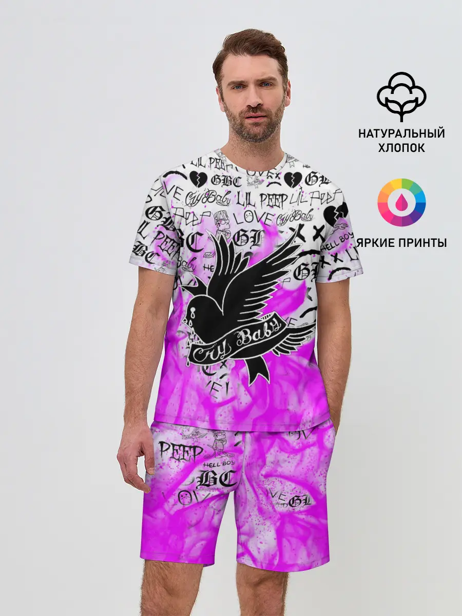 Мужской костюм с шортами / CRY BABY LIL PEEP