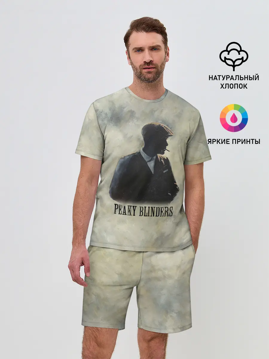 Мужской костюм с шортами / Острые козырьки