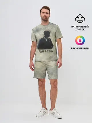 Мужской костюм с шортами / Острые козырьки