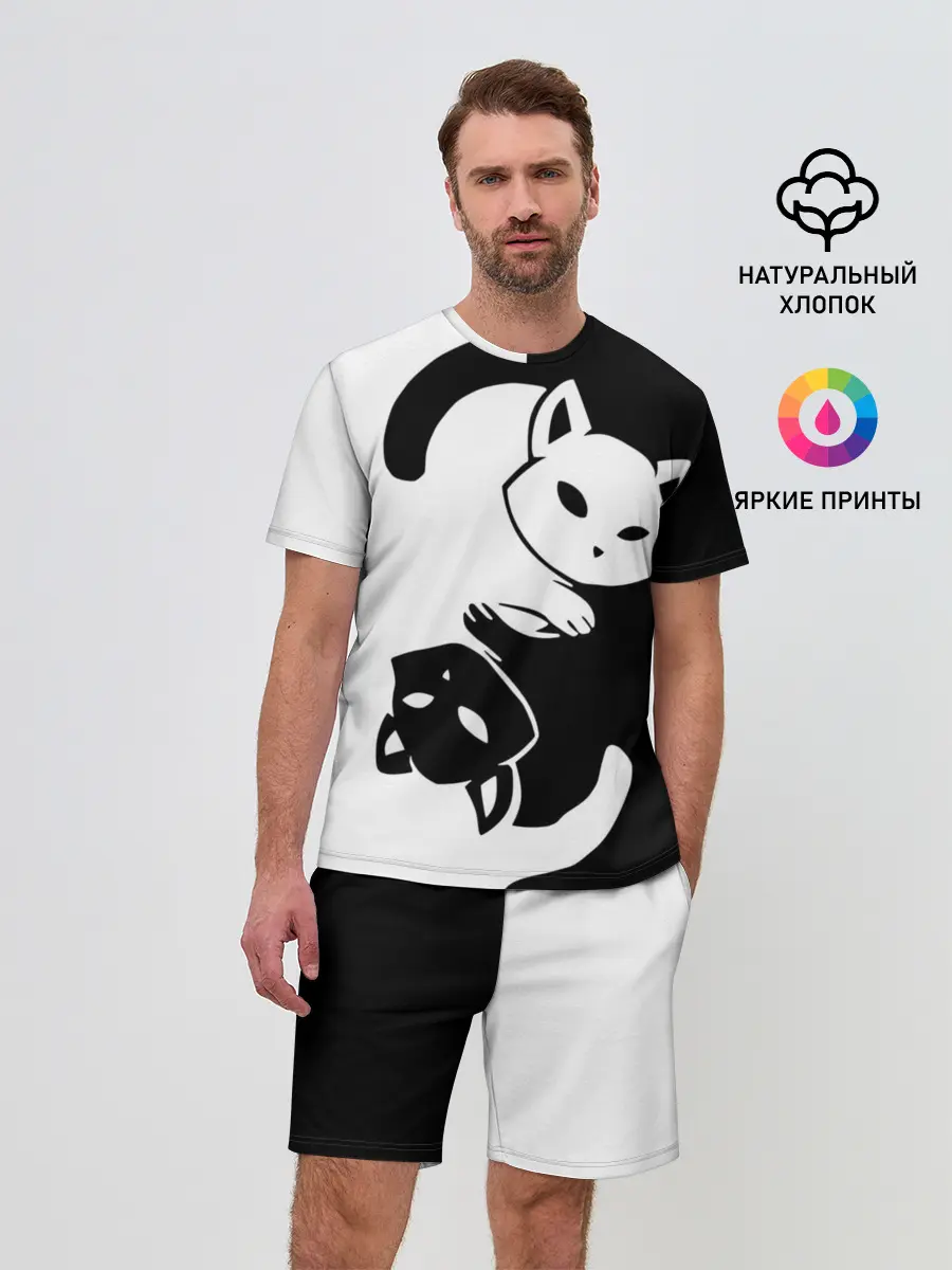 Мужской костюм с шортами / ДВА КОТА КУВЫРКАЮТСЯ.