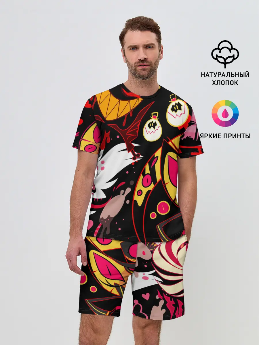 Мужской костюм с шортами / Hazbin Hotel