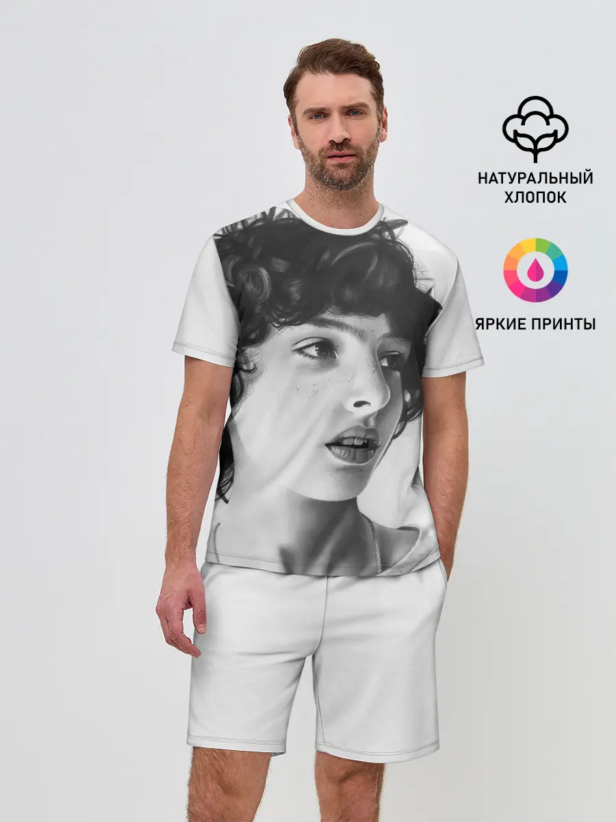 Мужской костюм с шортами / finn wolfhard