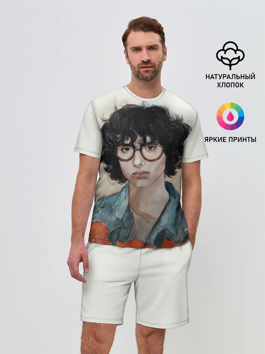 Мужской костюм с шортами / finn wolfhard