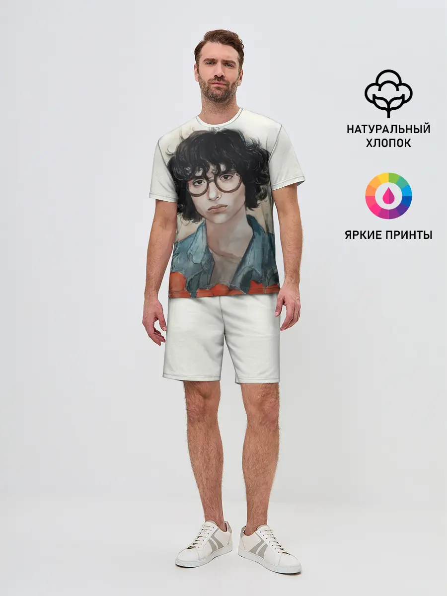 Мужской костюм с шортами / finn wolfhard