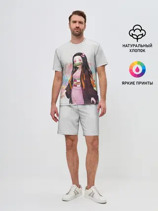 Мужской костюм с шортами / Nezuko Kamado