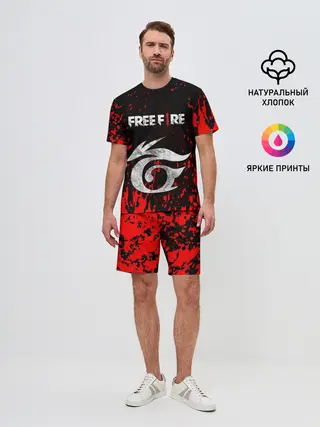 Мужской костюм с шортами / GARENA FREE FIRE