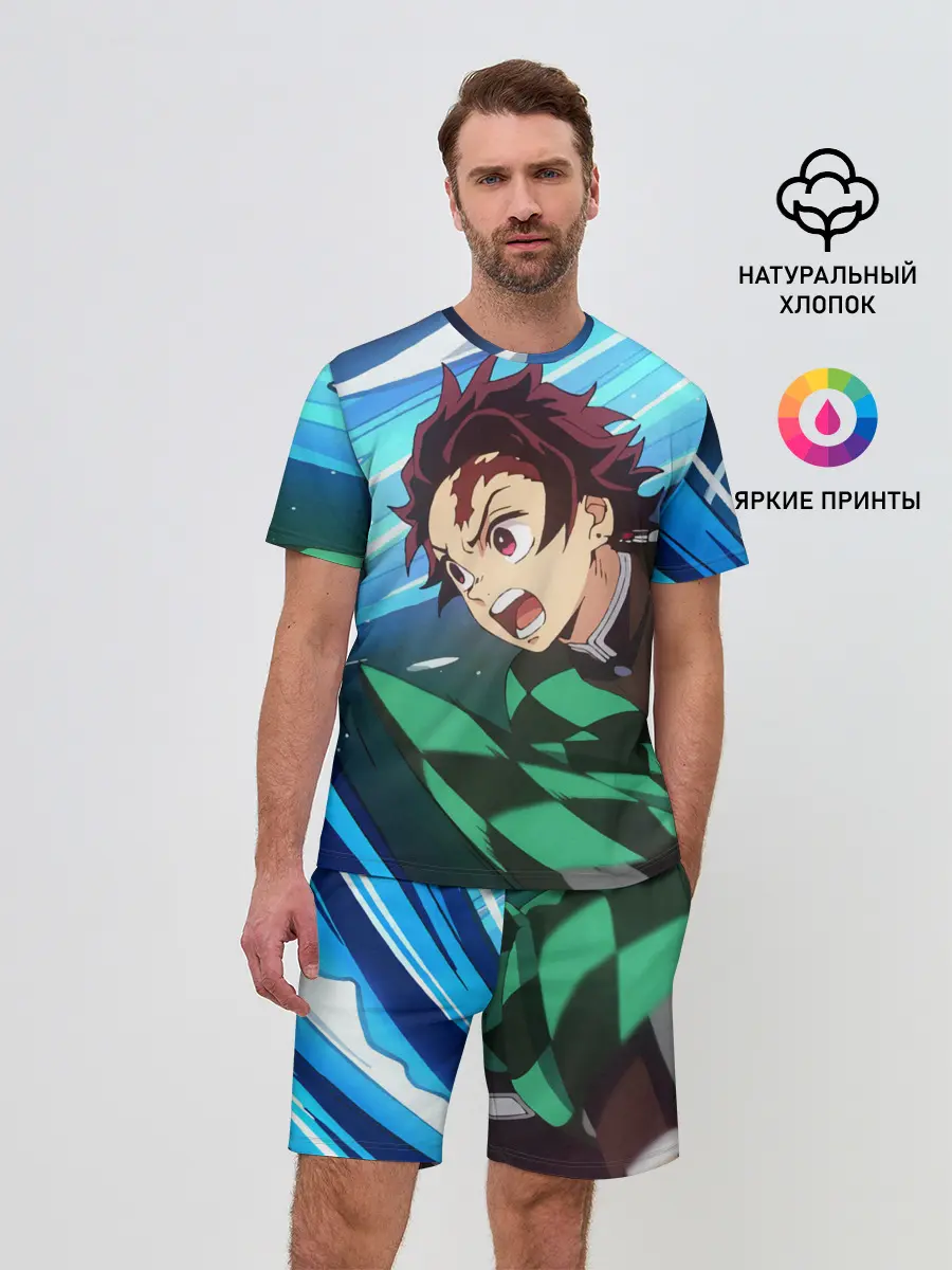 Мужской костюм с шортами / Клинок рассекающий демонов